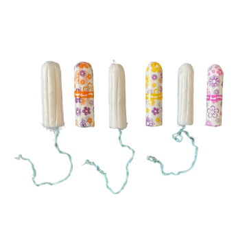OEM ODM Light Organic Cotton Tammpons and Sanitary Naukins