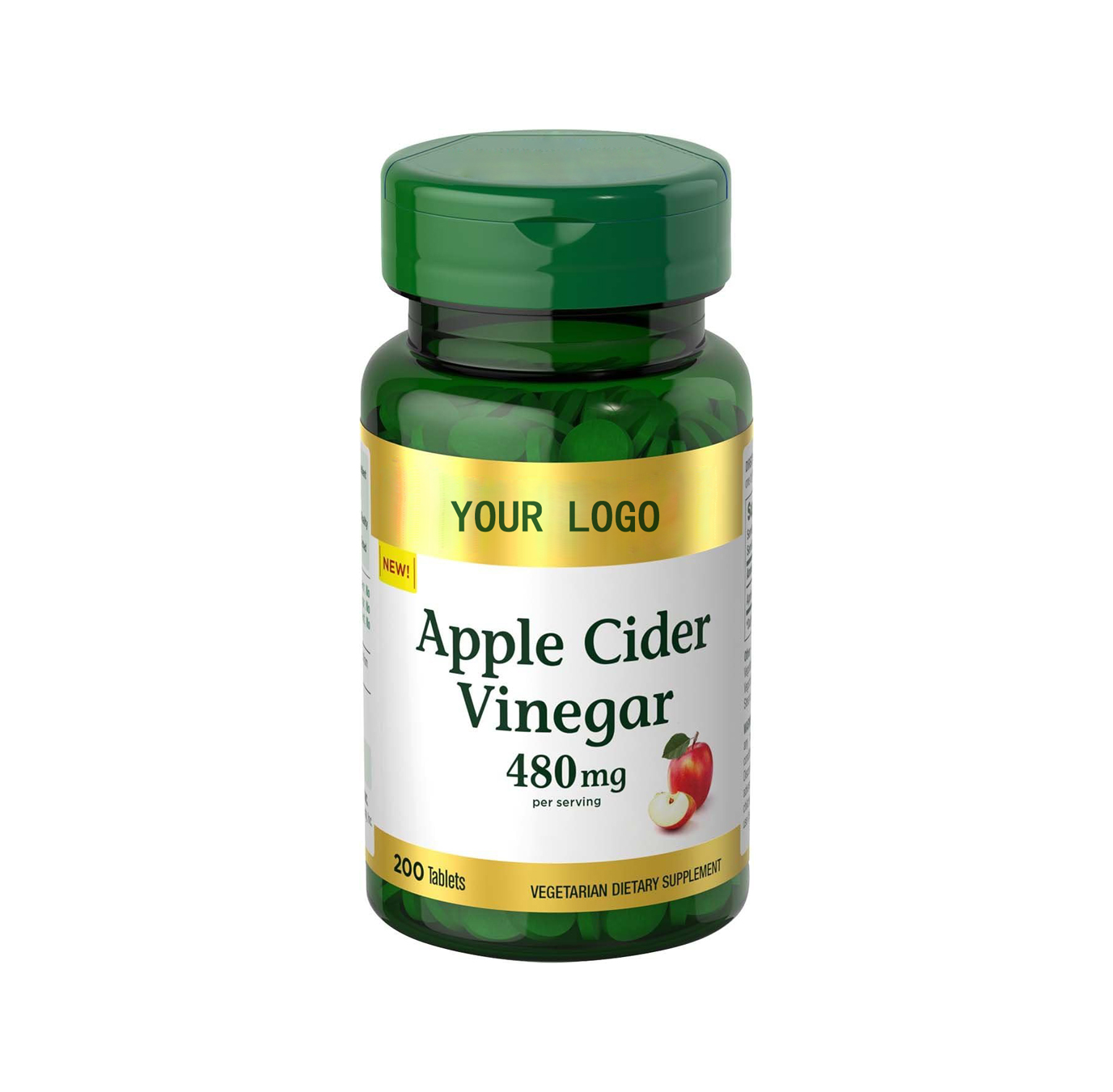 OEM/ODM Vegan Detox Apple Cider Vinegar Slimming Tablets