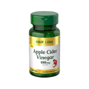 OEM/ODM Vegan Detox Apple Cider Vinegar Slimming Tablets