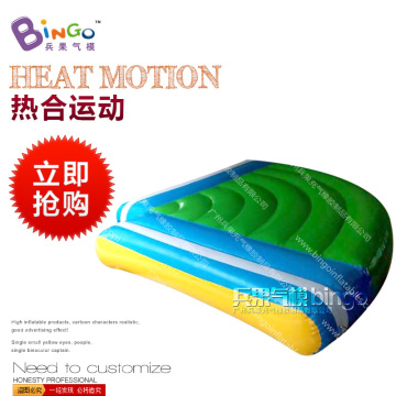 inflatable sealed fanshaped cushion