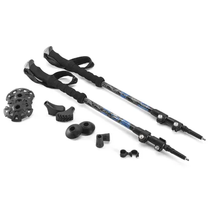 Mountain Tech Carbon Fiber Quick Lock Trekking Poles