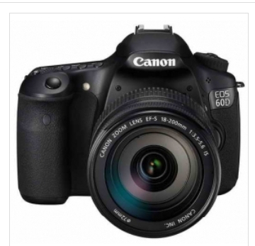 Canon EOS 60D Digital SLR Camera with Canon EF-S 18-200mm IS lens