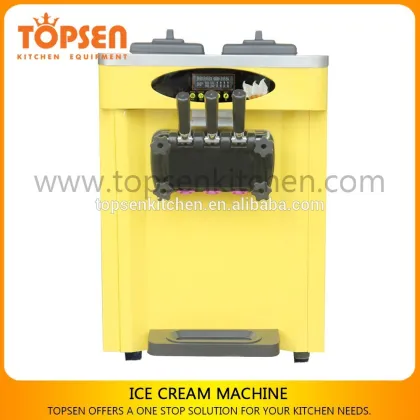Table Type Single Nozzle Sharp Color Ice Cream Making Machine