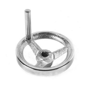 Factory Price Cast Iron 3 Spoked Lathe Center Hole Revolving Handwheel