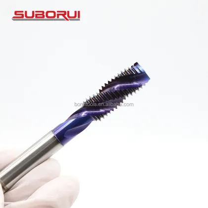SUBORUI Machine Taps Nanocoating HSS Threading Taps M3-M14 Spiral Flute
