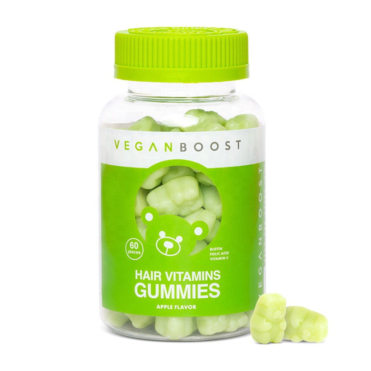 Vitaminele de păr poartă pectină unghii de piele Gummies