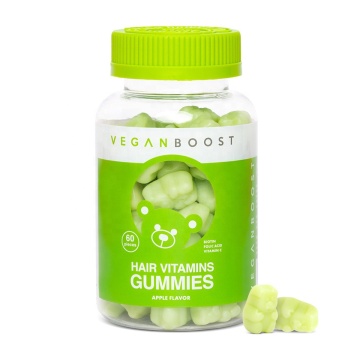 Les vitamines de cheveux portent des poils de peau de pectine gummies