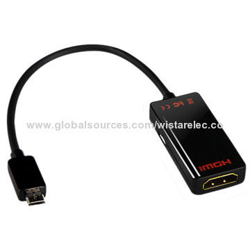 Cellphone HDMI MHL to USB CableNew