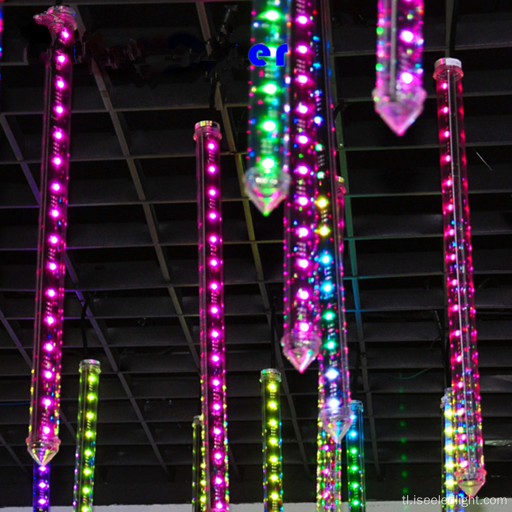 Hindi tinatagusan ng tubig DMX RGB Vertical LED 3D tube light