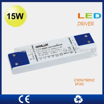 DC12V indoor super slim LED power supply 15W LED driver
