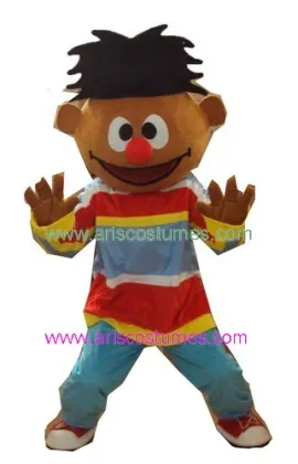 elmo monster mascot costume cartoon character outfit