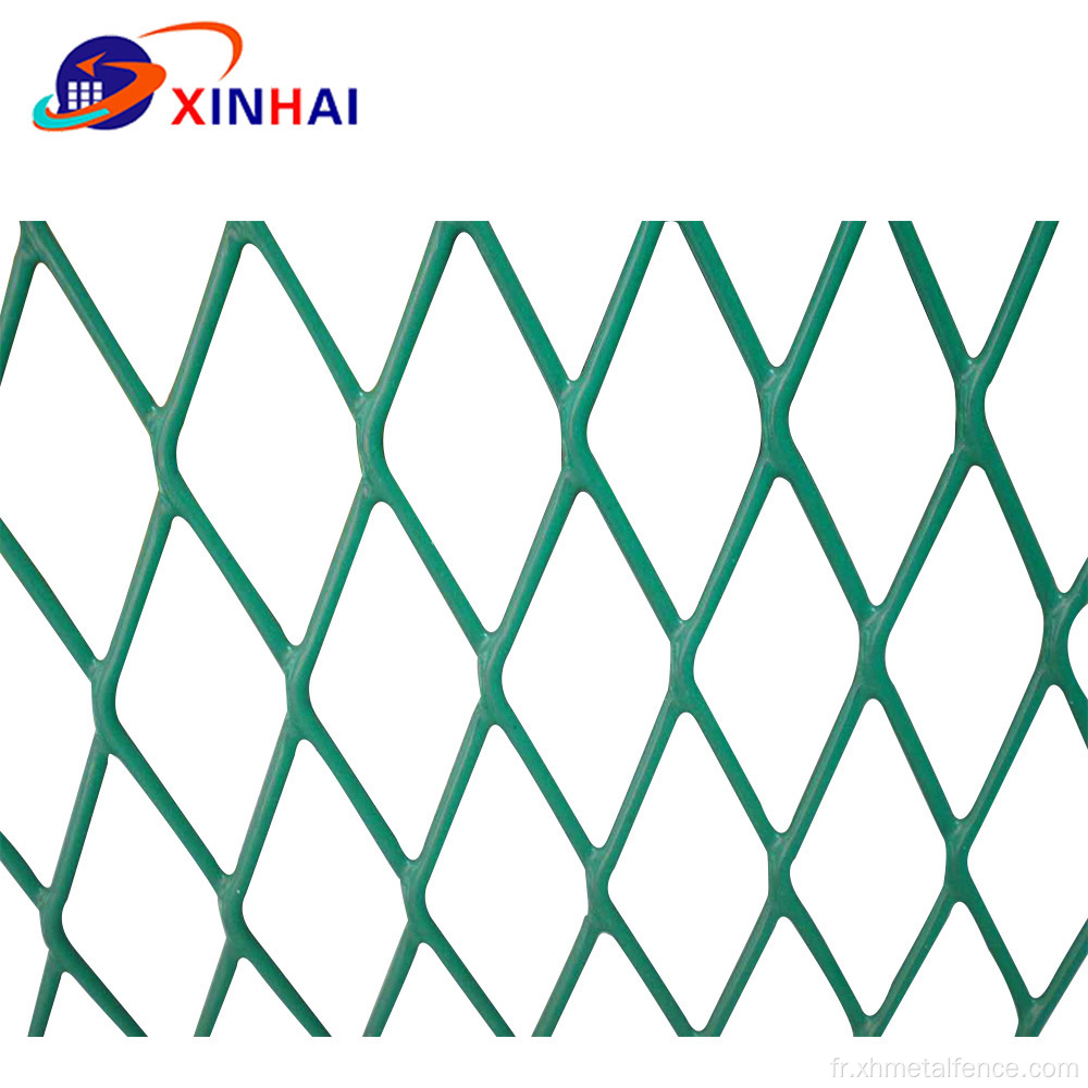 Fence métallique expansée en PVC en acier inoxydable