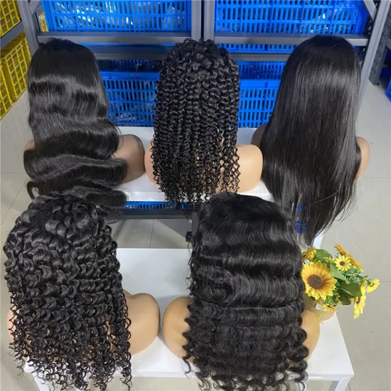 Lace Front Wigs Human Hair Supplier 13x6 Lace Frontal Afro Wigs Women Private Label Raw Cambodian Hair Hair Vendors for Black