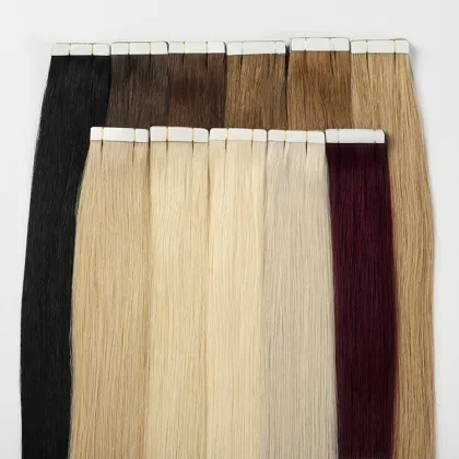 tape hair extension textured hair Wholesale textured single side vendors virgin hair tape ins