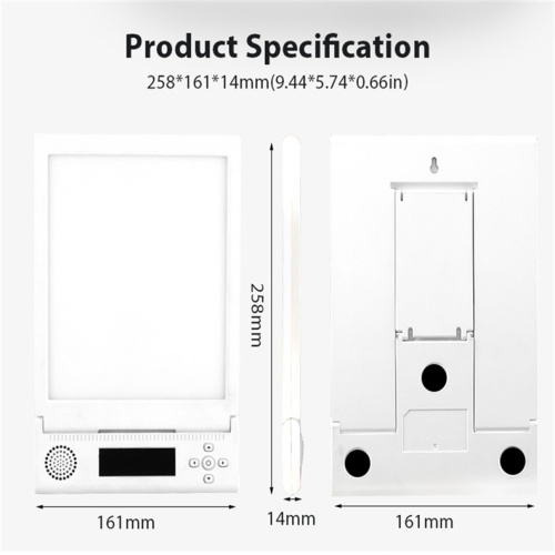 Lâmpada solar de luz solar de 10000 Lux sem UV SURON UV