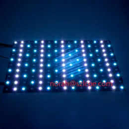 150leds black pcb rgb digital led panel matrix diode WS2812 smart display panel light DIY Decoration