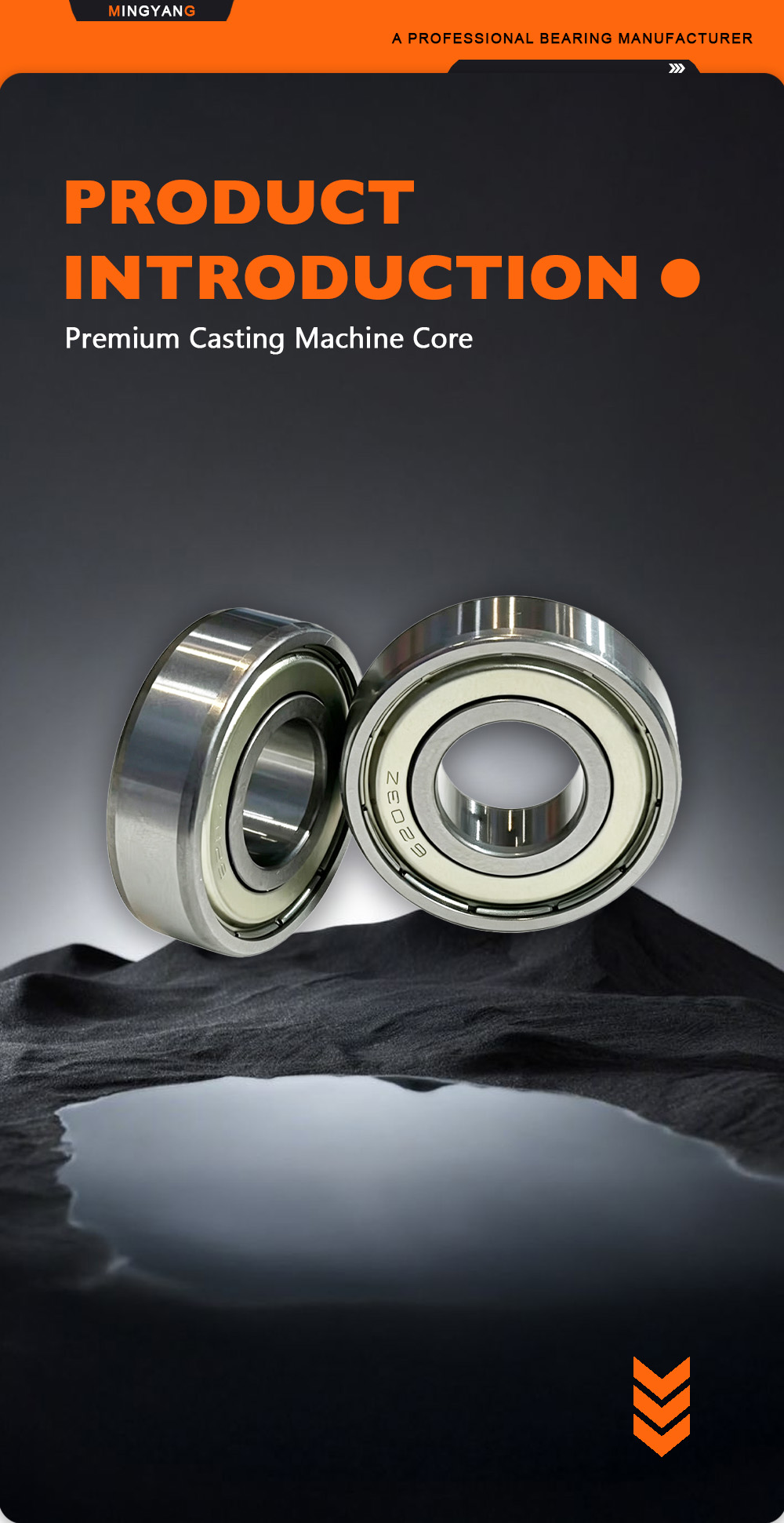 6203 ZZ Fast‑Rotating Multipurpose Industrial Ball Bearing x