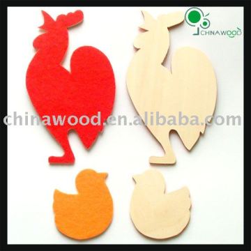 Wood Easter Chick Craft Shapes