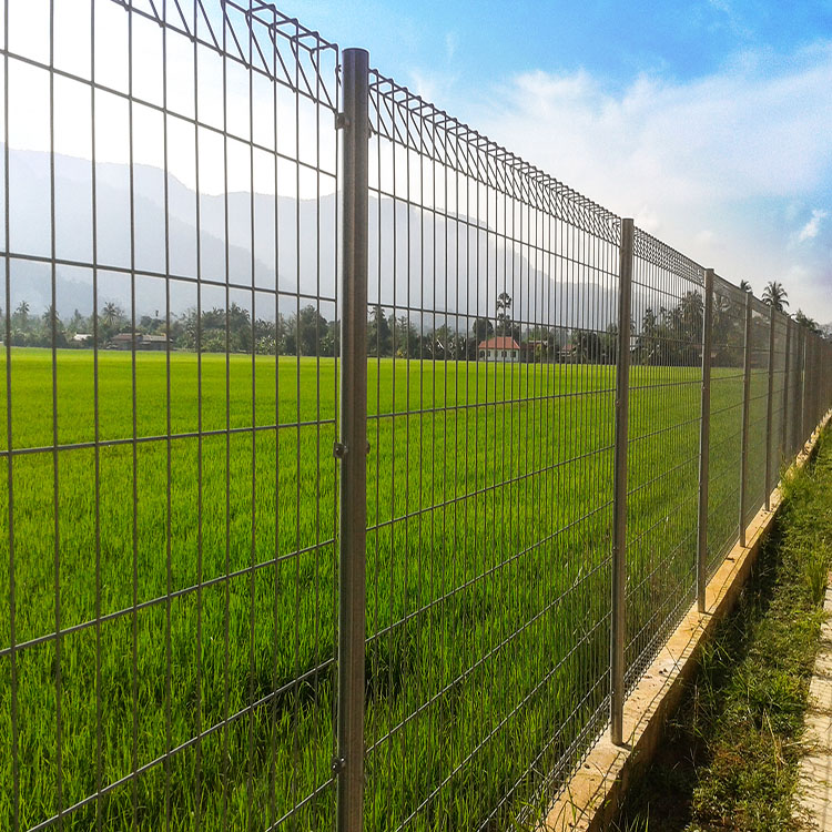 Triangle Bending BRC Fence Metal Welded Garden Fence