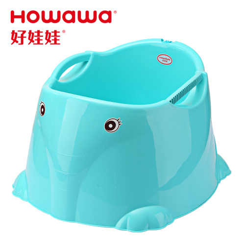 Elephant Shape Infant Deep Bathtub With Seat