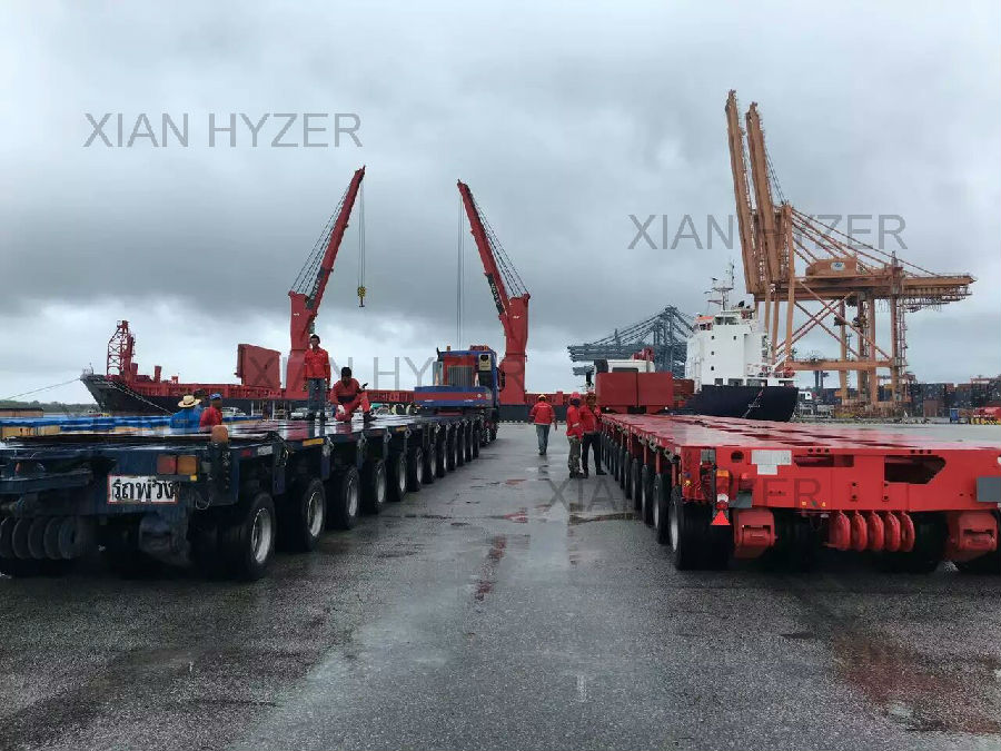 12 Axle Lines Hydraulic Modular Trailer