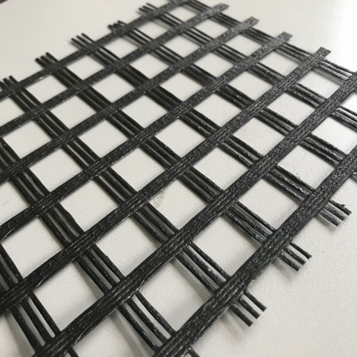 100 / 100KN glasvezel Geogrid voor bodemstabilisatie