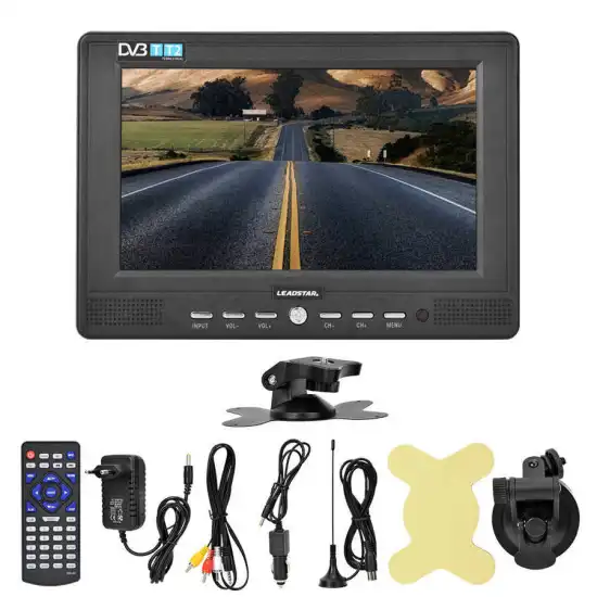 LEADSTAR Portable 7'' 16:9 ATSC Handheld DVB-T/T2 1080P Digital TV Television Player (EU Plug) lcd tv television smart tv