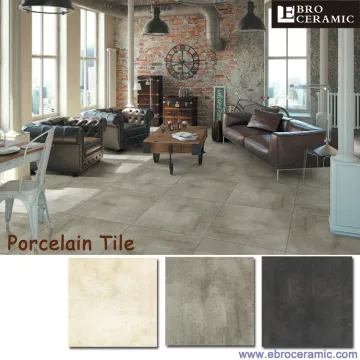 Factory matt surface cement feeling rustic tile porcelain floor tile price dubai for flooring 66LV04 300x600mm 600x600mm