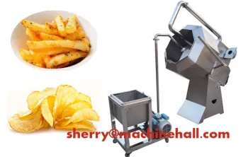 Fried food seasoning machine