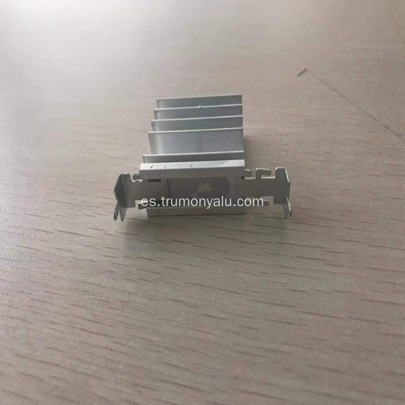 Perfil de sello de aluminio 6061CNC para disipador de calor