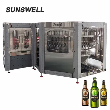 Automatic Glass Bottle Beer Production Machinery Line