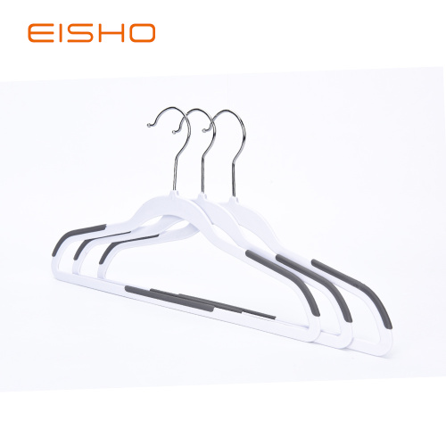 Non Slip Plastic Suit Hangers With Rubber Pieces