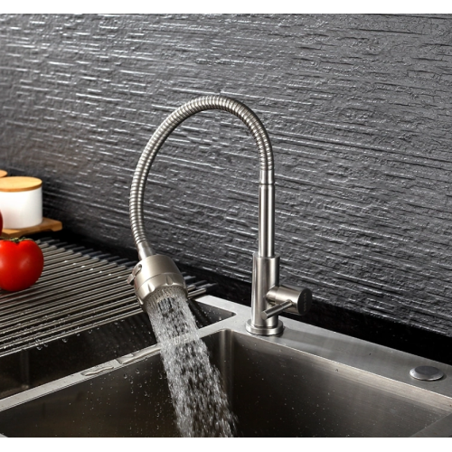 Resilient Single Cold Kitchen Faucet