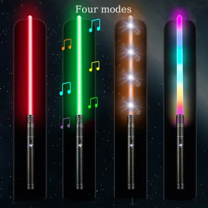 Colorful Light Saber Toy for Kids - Glowing Sword Flashing Laser Saber