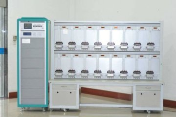 Electricity meter testing bench