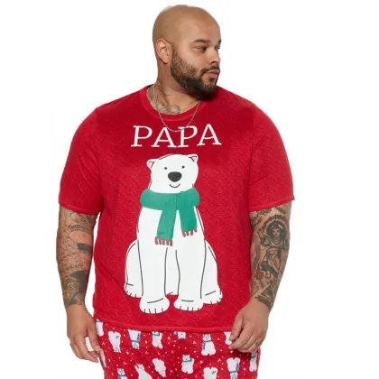 Family Christmas Pajamas: High-Quality Cotton Sleepwear in Plus Sizes