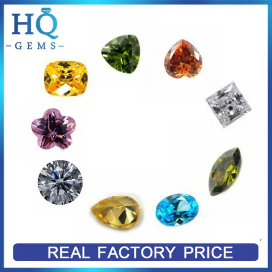 Wholesale Brilliance Champagne Marquise Cut CZ Cubic Zirconia Stone Price