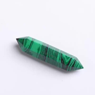High Quality Natural Malachite Crystal Double Point - Wholesale Healing Fengshui Gift