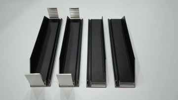 Black Anodizing Aluminum Solar Panel Frame