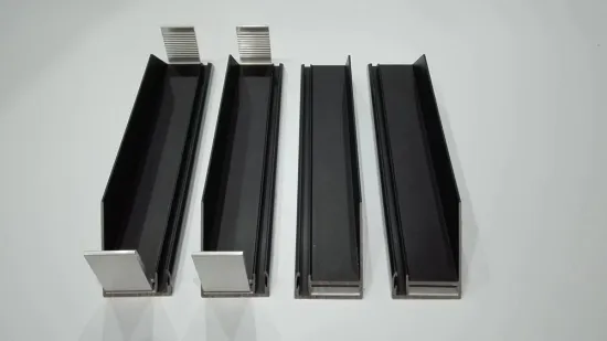 Black Anodizing Aluminum Solar Panel Frame