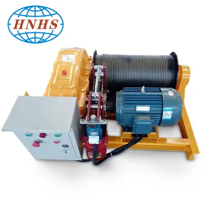 Electric Winches, Manual Winches, Wire Rope Slings & Crane Equipment for Construction Industries