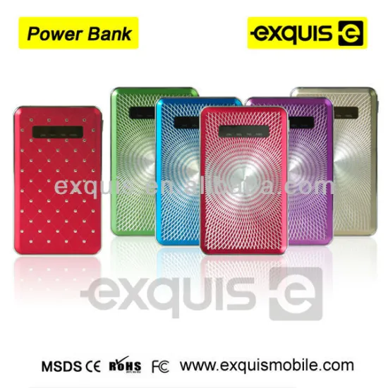 High quality factory price Li-polymer Battery Mobile Charger Slim ultrathin card sized Power Bank 5000 mAh