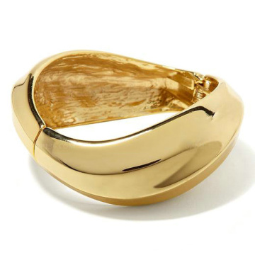 18K gold plated bangle have no decoration for women