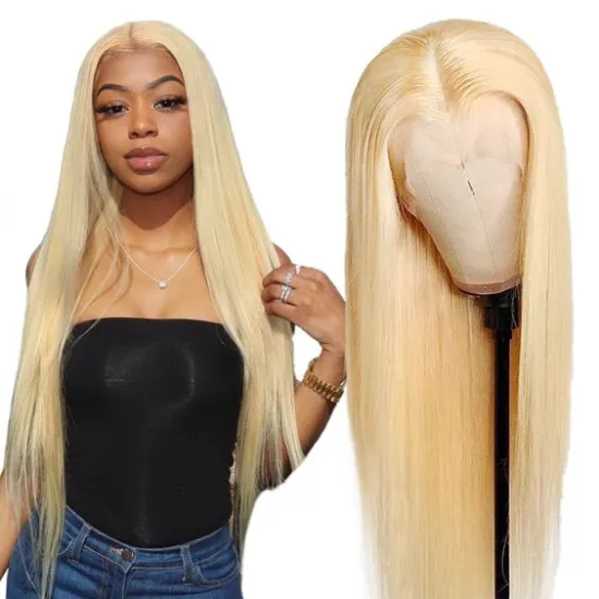 150% 180% Density Hd Lace Wig, Wholesale Human Hair 613 Hd Lace Front Wig,Transparent 13X4 Lace Frontal Wig For Black Women