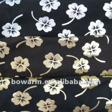 100%polyester flower printed knitting fabric