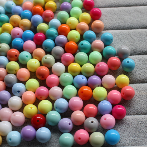 20mm color Gumball Acrylic Solid Beads