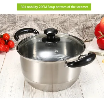 20cm Soup Steamer Stainless Steel Pot