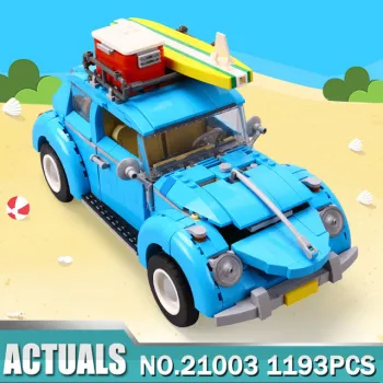 Lepin 21003 1193Pcs City Car Beetle Model Building Blocks