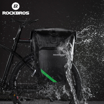 ROCKBROS Wholesale Waterproof Cycling Traveling Bicycle Rear Rack Saddle Pannier Bag
