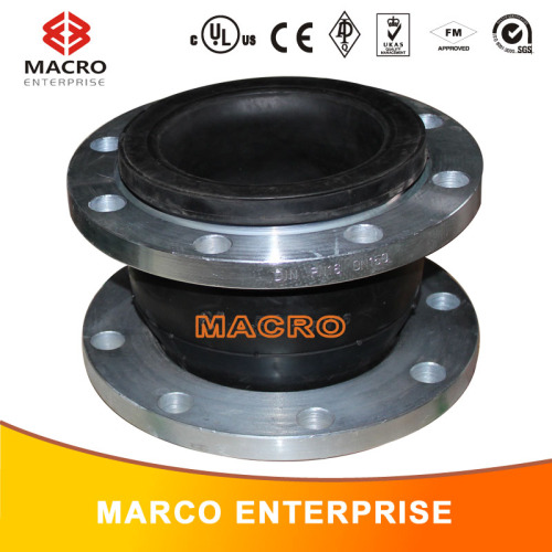 pipe system BS flange type rubber expansion joint